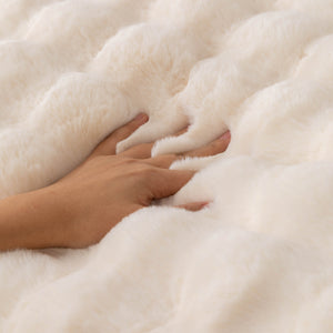 Thick Sofa Cushion Solid Color Faux Fur Fluffy Sofa Cushion Non-Slip Couch Covers