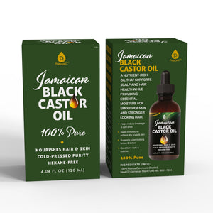 Jamaican Black Castor Oil – 100% Pure, Cold-Pressed Nourishment for Hair & Skin