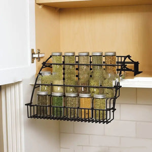 Simple Kitchen Shelf Spice Rack for Home Use