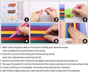 Diamond Painting Cross Stitch DIY Magic Woman