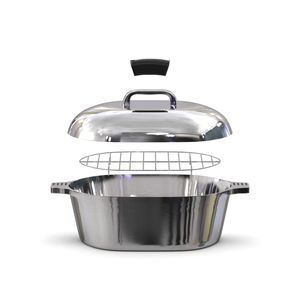 Oval Dutch Oven with Lid - 8 Quart (13 Inch)