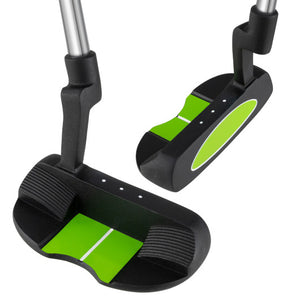 Junior Mallet Putter Individual Gold Club for 8-10 years old Kids-Green