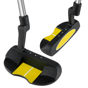Junior Mallet Putter Individual Gold Club for 8-10 years old Kids-Yellow