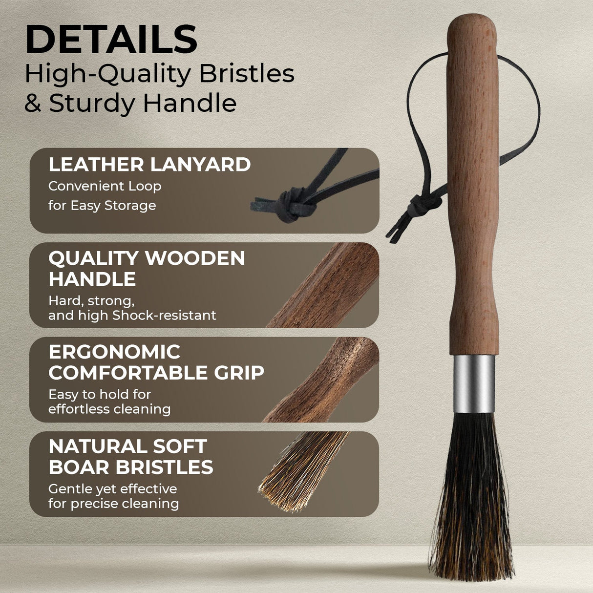 Coffee Cleaning Brush (8"), KFCB02