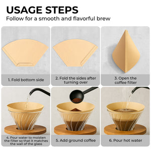 Organic Premium Coffee Filters #2, KFCF02B