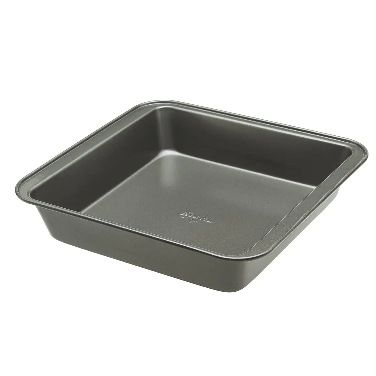 Ecolution Bakeins Cookware Non-Stick Heavy Duty Carbon Steel Square 9” Gray