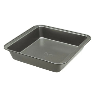 Ecolution Bakeins Cookware Non-Stick Heavy Duty Carbon Steel Square 9” Gray