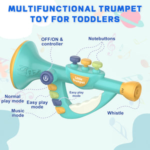 Contixo KT2 Little Trumpet Toy - Music Preschool Educational Ages 18 months+ by Contixo