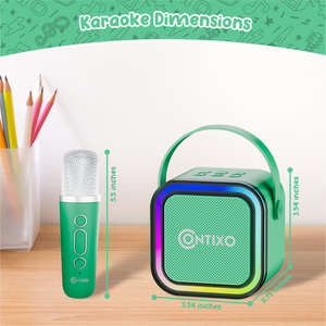 Contixo V8 7" Kids Tablet With Kids Bluetooth Karaoke and Two Microphones