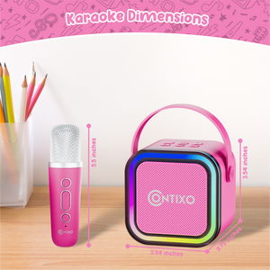 Contixo V8 7" Kids Tablet With Kids Bluetooth Karaoke and Two Microphones