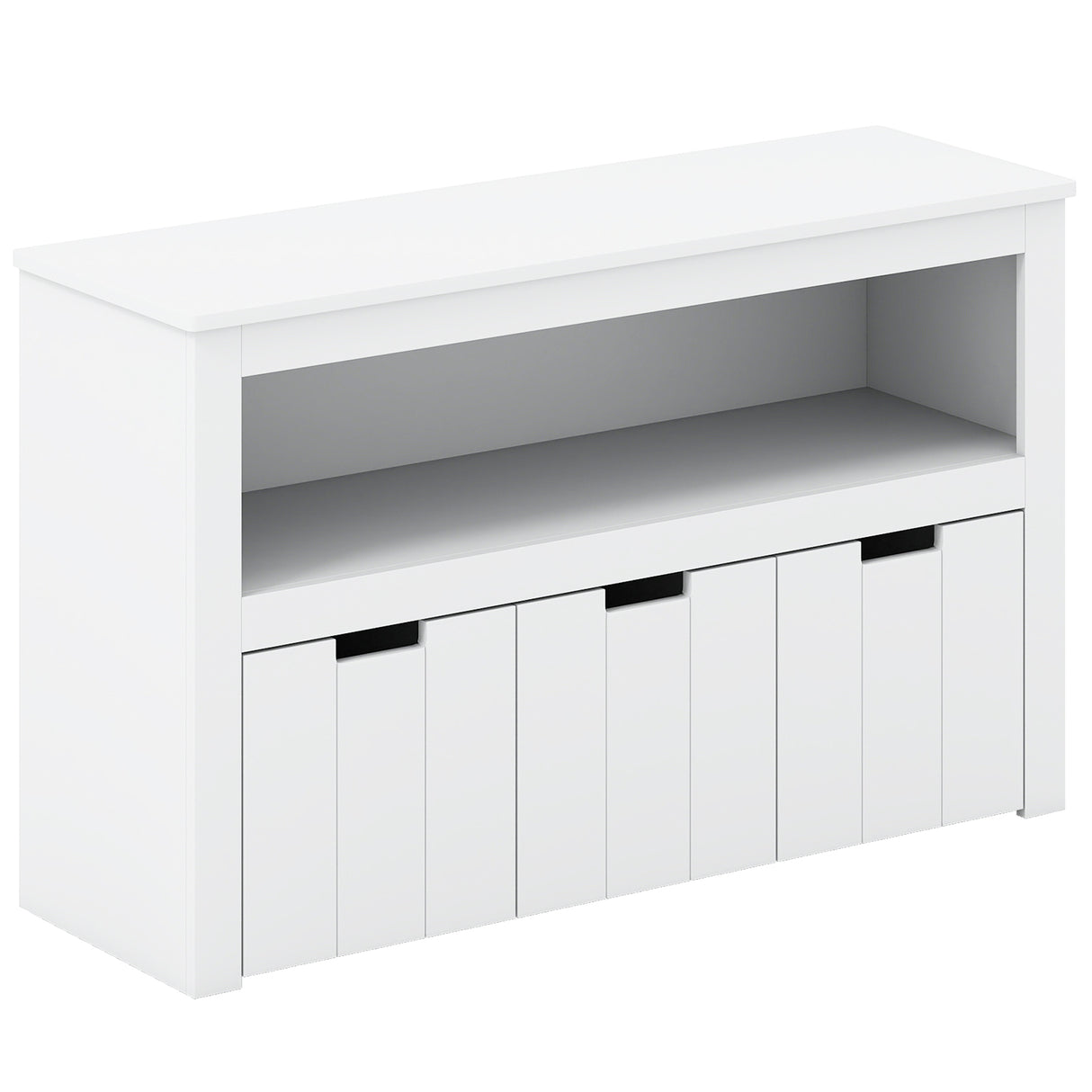 Kid Toy Storage Cabinet 3 Drawer Chest with Wheels Large Storage Cube Shelf