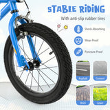 16 Inch Kids Bike LED Lighted Adjustable with Training Wheels for 4-7 Years Old Kids-16 inches