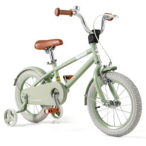 Kids Bike with Adjustable Handlebar and Saddle Green-14 Inches