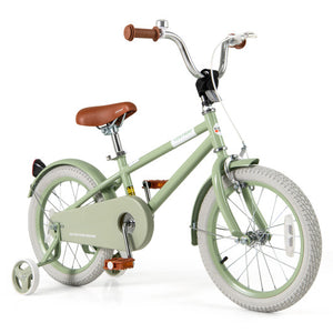 Kids Bike with Adjustable Handlebar and Saddle Green-16 Inches