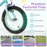 Kids Bike with Adjustable Handlebar and Saddle Purple-14 Inches