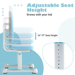 Kids Table and Chairs Set 3 Pieces Wooden Children Furniture with Cat House-White