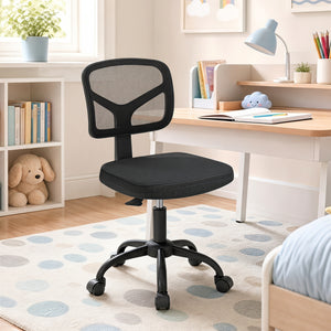 Kids Desk Chair with Adjustable Height-Black