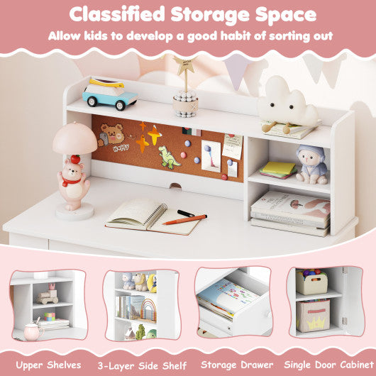 Over the Toilet Storage Cabinet with Adjustable Shelf and Bottom Bar-White