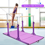 Kids Adjustable Width & Height Gymnastics Parallel Bars
