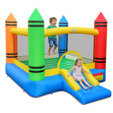 Kids Inflatable Bounce House with Slide and Ocean Balls Not Included Blower