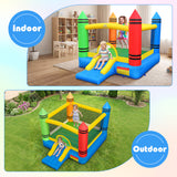Kids Inflatable Bounce House with Slide and Ocean Balls Not Included Blower