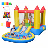 Kids Inflatable Bounce House Castle with Balls Pool and Bag