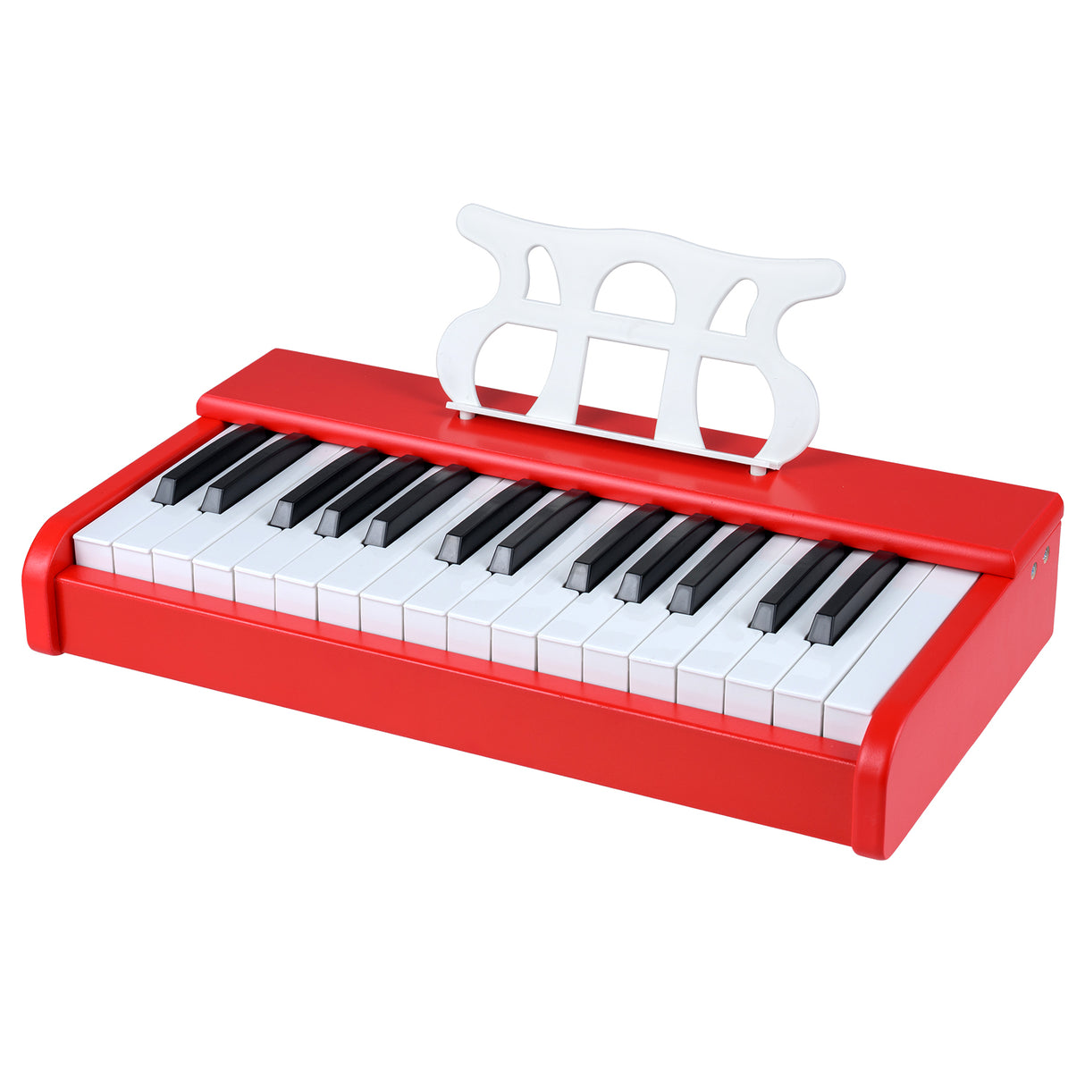 Kids Piano Keyboard 30 Keys Digital Piano with Music Stand for 3+ Years Old Beginners-Red