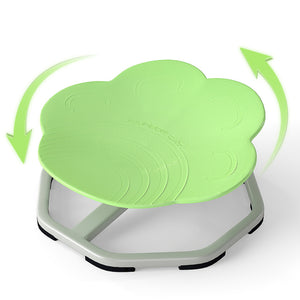 Kids Sensory Swivel Chair Cat Claw 360° Spinning Chair with Non-Slip Metal Base-Green
