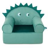 Original Kids Sofa with Armrest and Thick Cushion-Green