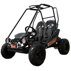TrailMaster MINI XRX+ Kids Go Kart, 5.5hp Gas Engine with Electric Start, Remote Start/Kill, Ages 4-9
