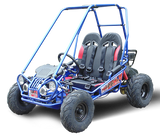 TrailMaster MINI XRX+ Kids Go Kart, 5.5hp Gas Engine with Electric Start, Remote Start/Kill, Ages 4-9