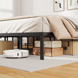 Kids Dream Bed Tent Twin Bunk Bed with Glow in the Dark Stars and Lights-Gray