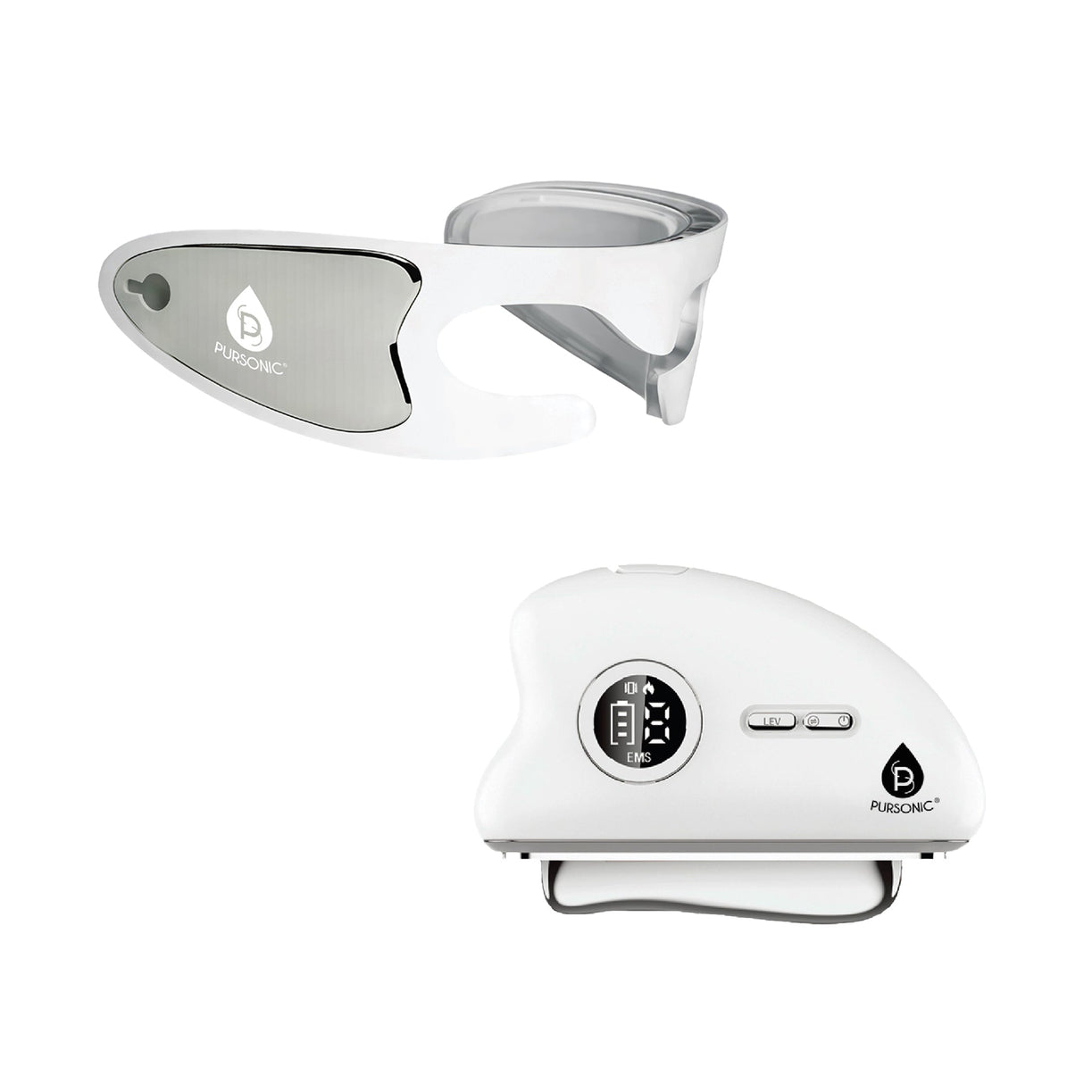 Pursonic LED Rejuvenation Duo: Eye Mask & 7-in-1 Light Therapy Device by Pursonic