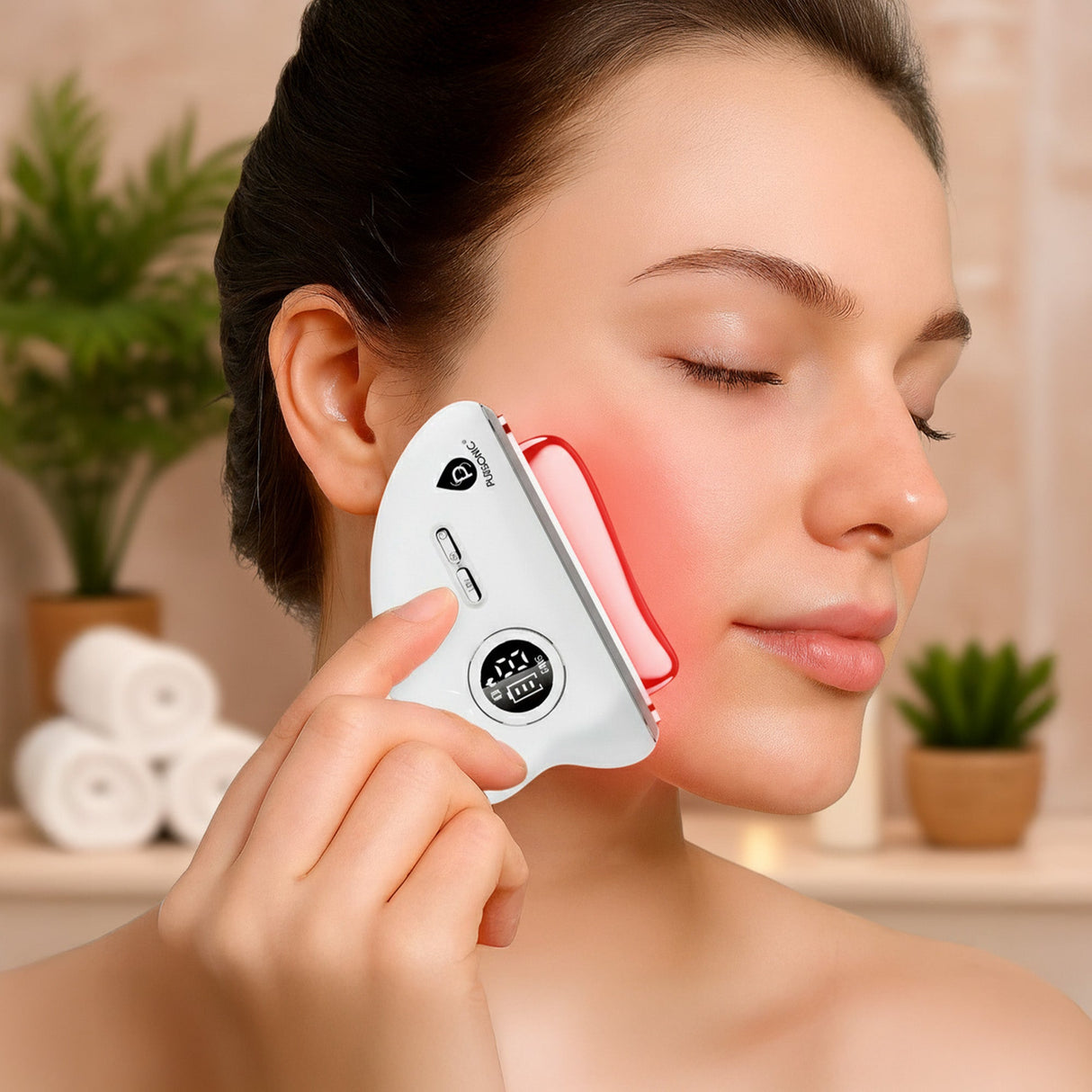 LED Rejuvenation Bundle – 7-in-1 Sculpting Wand, LED Eye Mask & LED Gua Sha Device