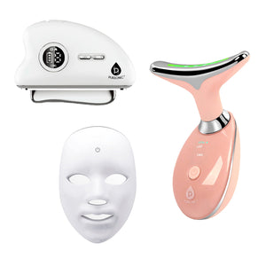 PURSONIC Ultimate 7-in-1 LED Light Therapy Skincare Bundle by Pursonic