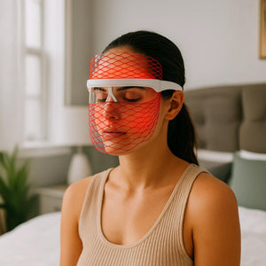 Pursonic 7-in-1 LED Light Therapy Face Mask, Sculpting Wand, and Neckplate