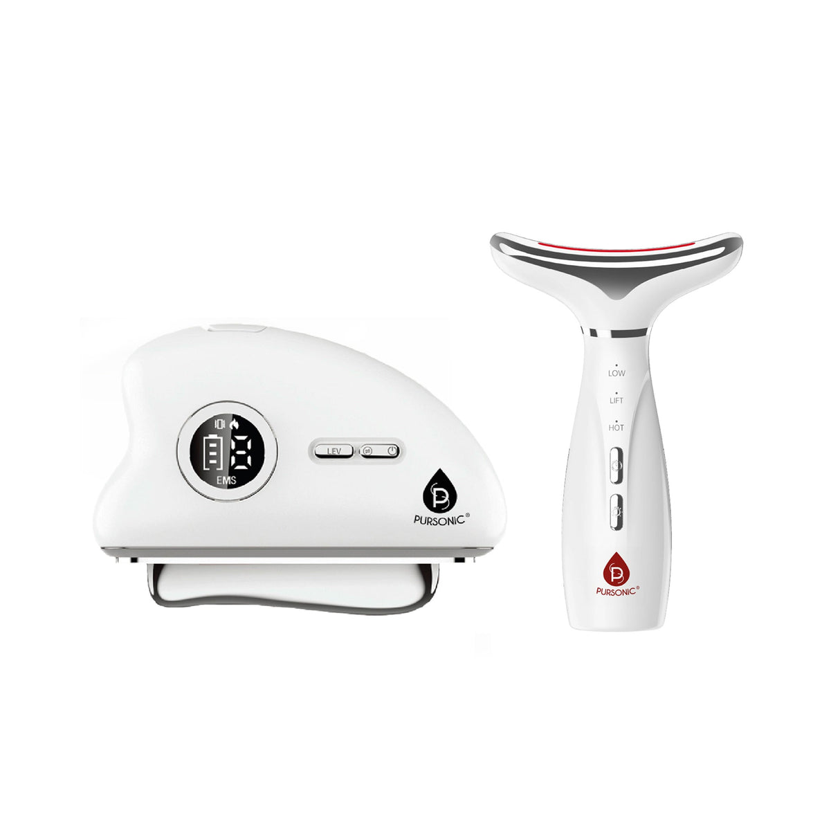 Pursonic 7-in-1 LED Light Therapy Beauty Device & Sculpting Wand