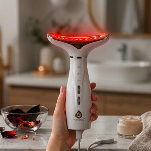 7-Color LED Light Therapy Neck & Face Device – Multi-Mode Rejuvenation System