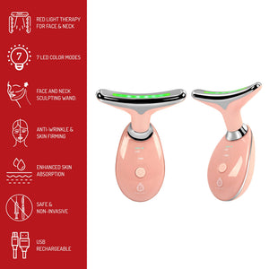 Pursonic 7-in-1 LED Therapy Mask, Sculpting Wand, and IPL Laser Hair Removal
