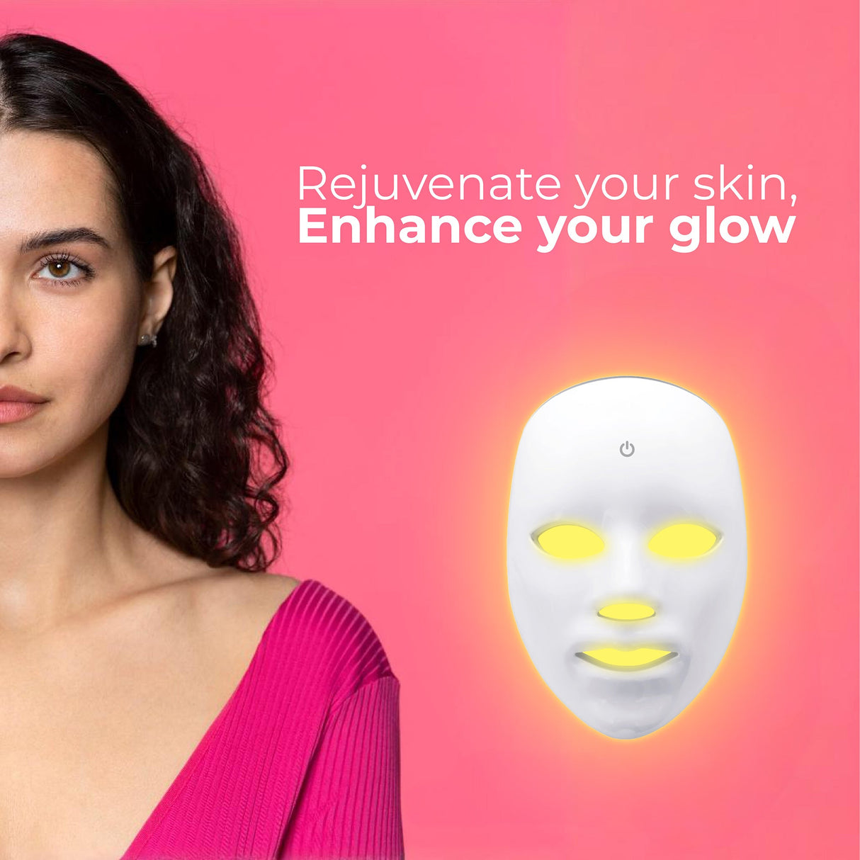 7-in-1 LED Light Therapy Face Mask – Advanced Skincare at Home! by Pursonic