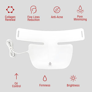 Pursonic LED Light Therapy Neckplate – Rejuvenate Your Neck & Décolleté by Pursonic