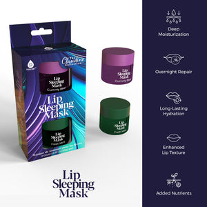 Lip Sleeping Mask 2 Pack- Gummy Bear & Fresh Mint by Pursonic