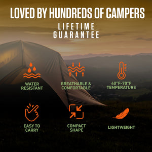XXL Sleeping Bag for Big and Tall Campers