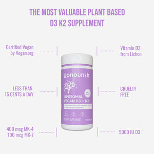 LIPOSOMAL Vegan Vitamin D3 K2