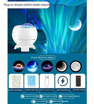 Northern Lights Starry Sky Projector