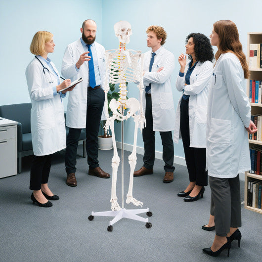 Life Size Human Skeleton Model for Anatomy Anatomical Skeleton with Nerves System