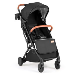 Lightweight Baby Stroller Compact Travel Stroller with One-Hand Folding-Black