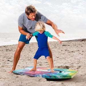 33/37/41 Inches Lightweight Body Board Boogie Board with EPS Core XPE Deck HDPE Bottom Multicolor1-M