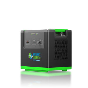 Nature's Generator Lithium 6000 with Solar Panels and Wind Turbine