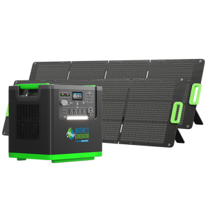 Nature's Generator Lithium 6000 with Solar Panel